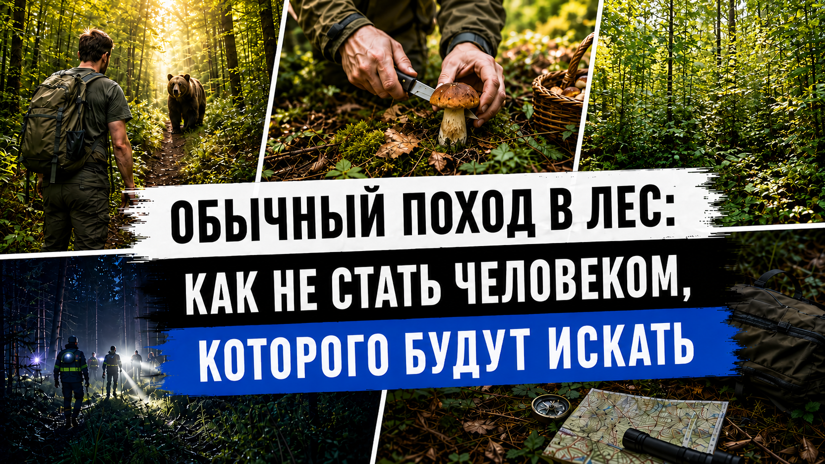 За грибами в лес: как не стать человеком, которого будут искать до утра