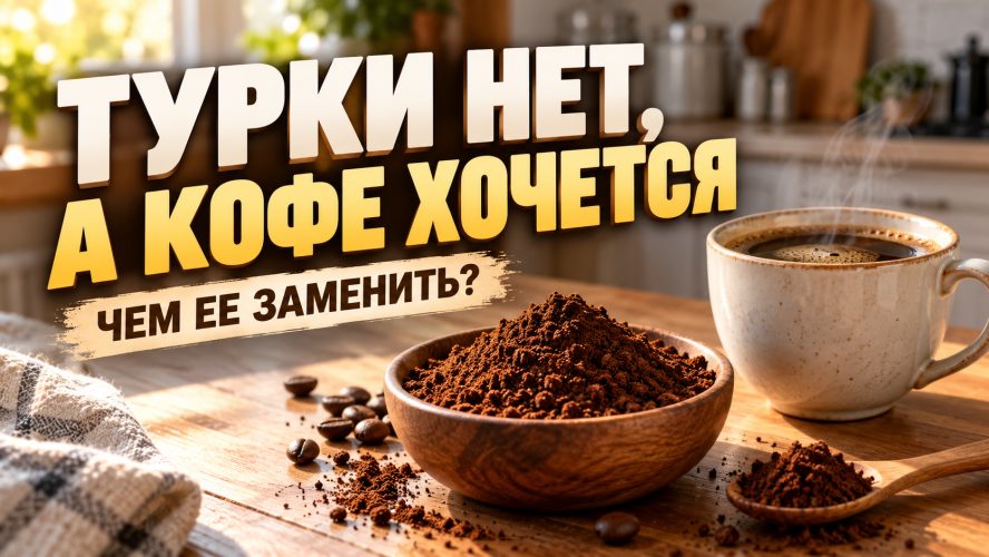 Турки нет, а кофе хочется: как получить тот самый эффект из того, что можно найти на кухне