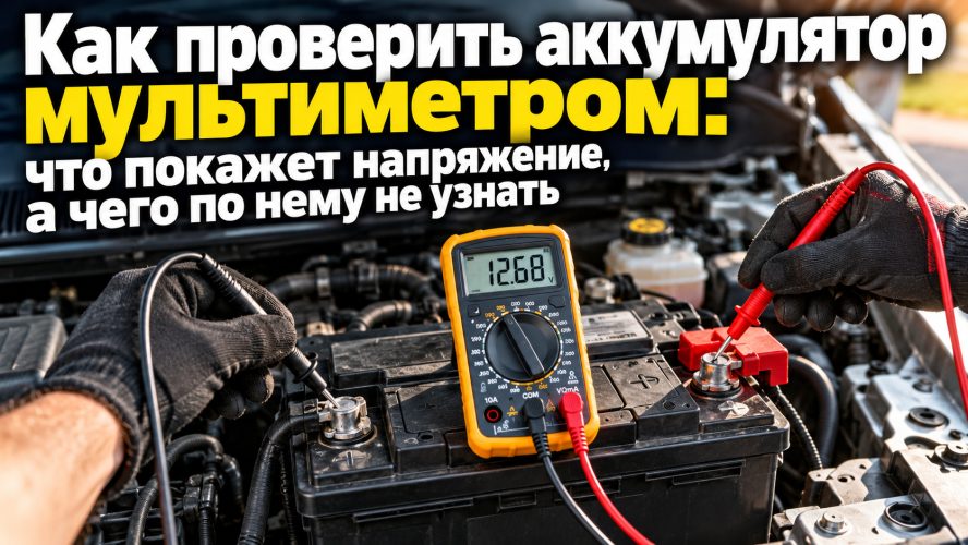 Как проверить аккумулятор мультиметром: что покажет напряжение, а чего по нему не узнать