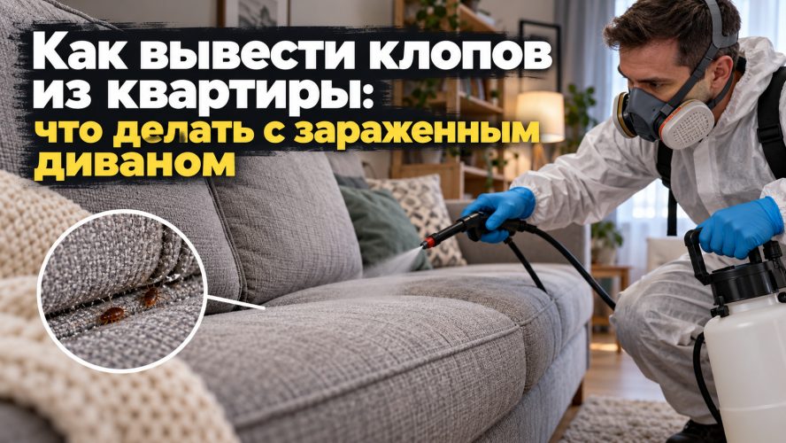 Как вывести клопов из квартиры: что делать с зараженным диваном